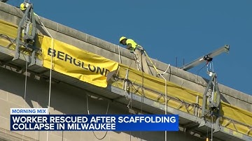 Worker rescued after scaffolding collapse in Wisconsin