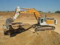 Liebherr 974b and caterpillar 769d