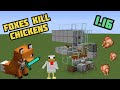 Auto Fox Chicken Cooker Tutorial! (LOSSLESS) Minecraft 1.15-1.16