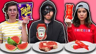 Last to Stop Eating RED Food Challenge Wins Magic NINJA Spell from Magic Book