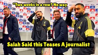 Download Lagu Unseen footage | You Won’t Believe What Salah SAID to a Journalist After Brighton Match MP3