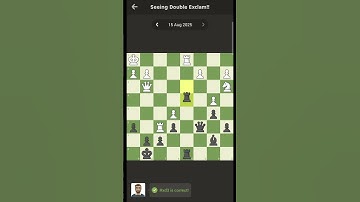 daily chess puzzle / 15aug2025 #chess #chesspuzzlebishop #gothamchess