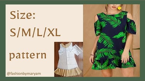 FULL TUTORIAL/ PATTERN✨️ALL SIZES: S/ M/ L/ XL #sewing #diy #tutorial #pattern #sewingpatterns #size