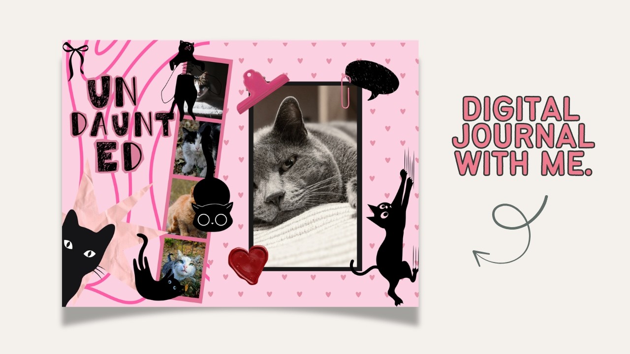 Journal with Me | How I journal on Canva