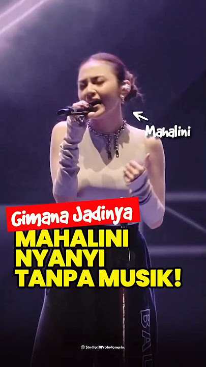 GIMANA JADINYA?❓Mahalini nyanyi Lagu SIAL di KONSER TANPA MUSIK! 🔥#shorts #mahalini #mahalinisial