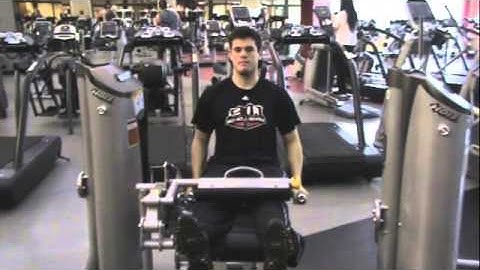 How to use the Hoist Leg Curl machine at the ASU Red WOLF Center