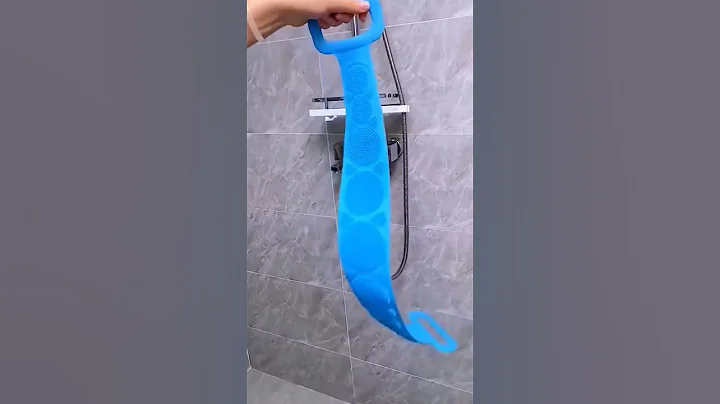 Silicone Bath Belt Body Brush Back Scrubber Exfoliating Back Washer Scrub Soft Belt for Women Men