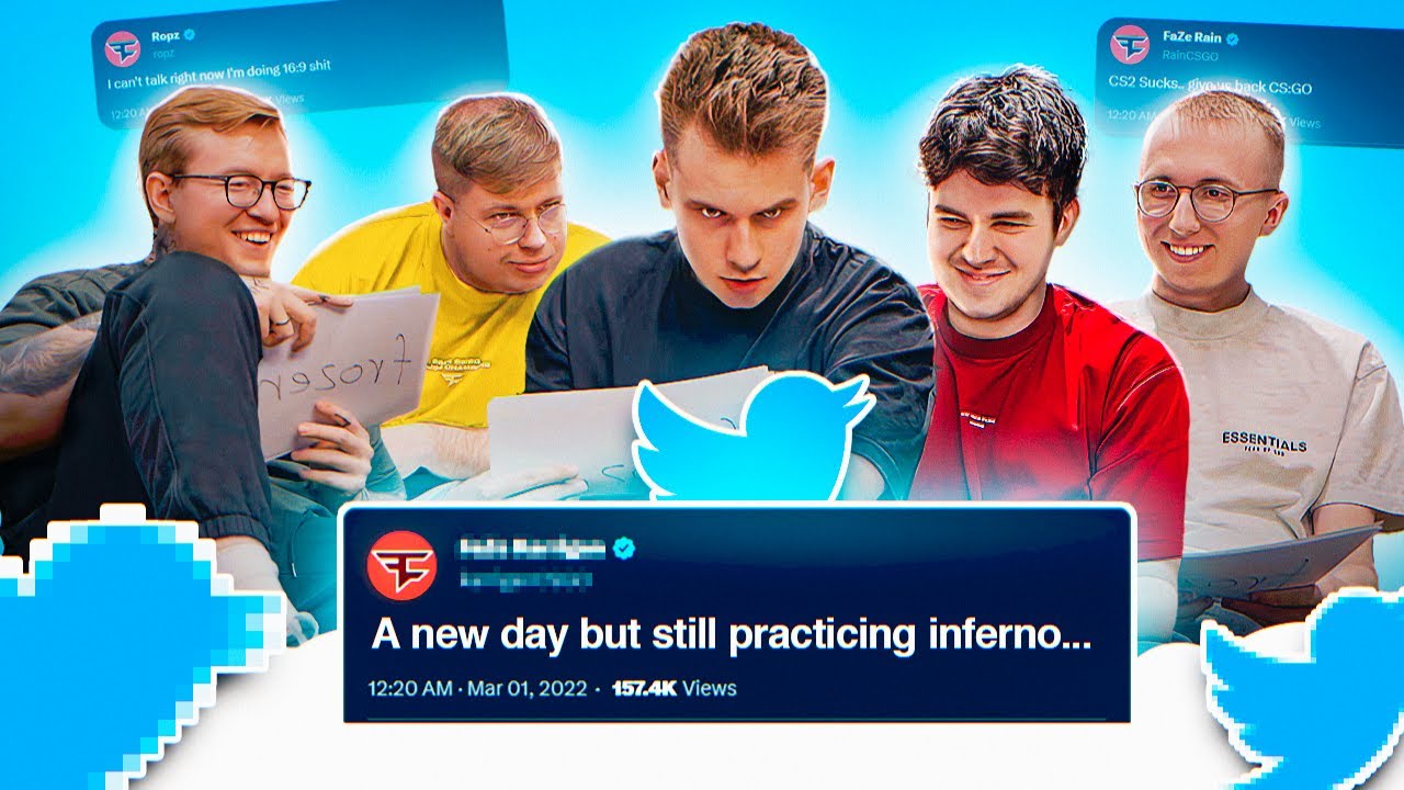 FaZe CS Team vs Their Old Tweets 🤯 (FaZe CS) - YouTube