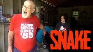 GRANDPA SAW A SNAKE!! (FREAKOUT)