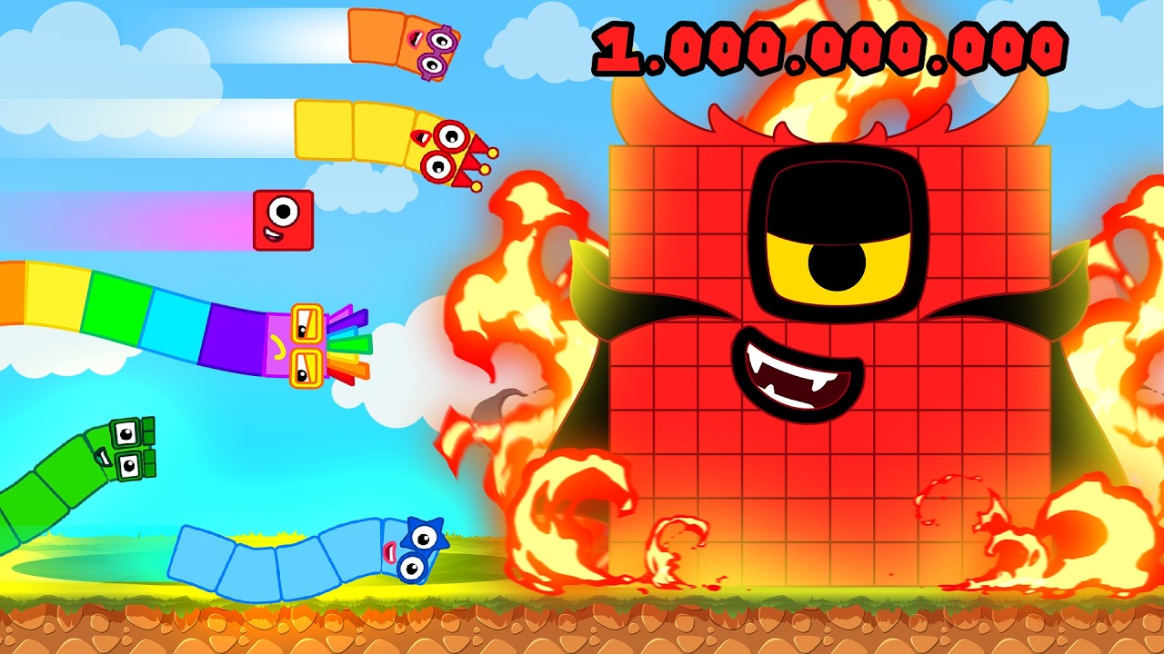 AlphaaBlocks  NumberBlocks1～3 64GBマイヤペン Numberblocks Snake 1 - 7 ESCAPE the EVIL 1000 House MAZE Mayhem