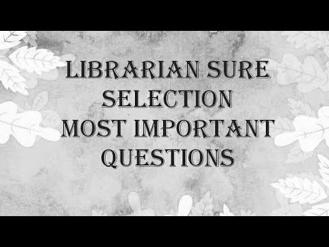 Library Science Practice Set Library science practice set 16 - YouTube