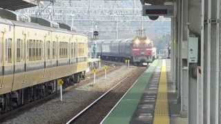 2012/3/16 寝台特急日本海大阪行き4002ﾚ 近江舞子運転停車