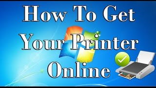 How To Get Your Printer Online