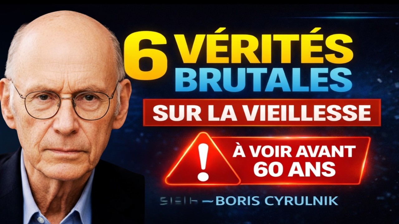 6 vérités brutales sur la vieillesse à accepter pour vivre heureux | Boris Cyrulnik