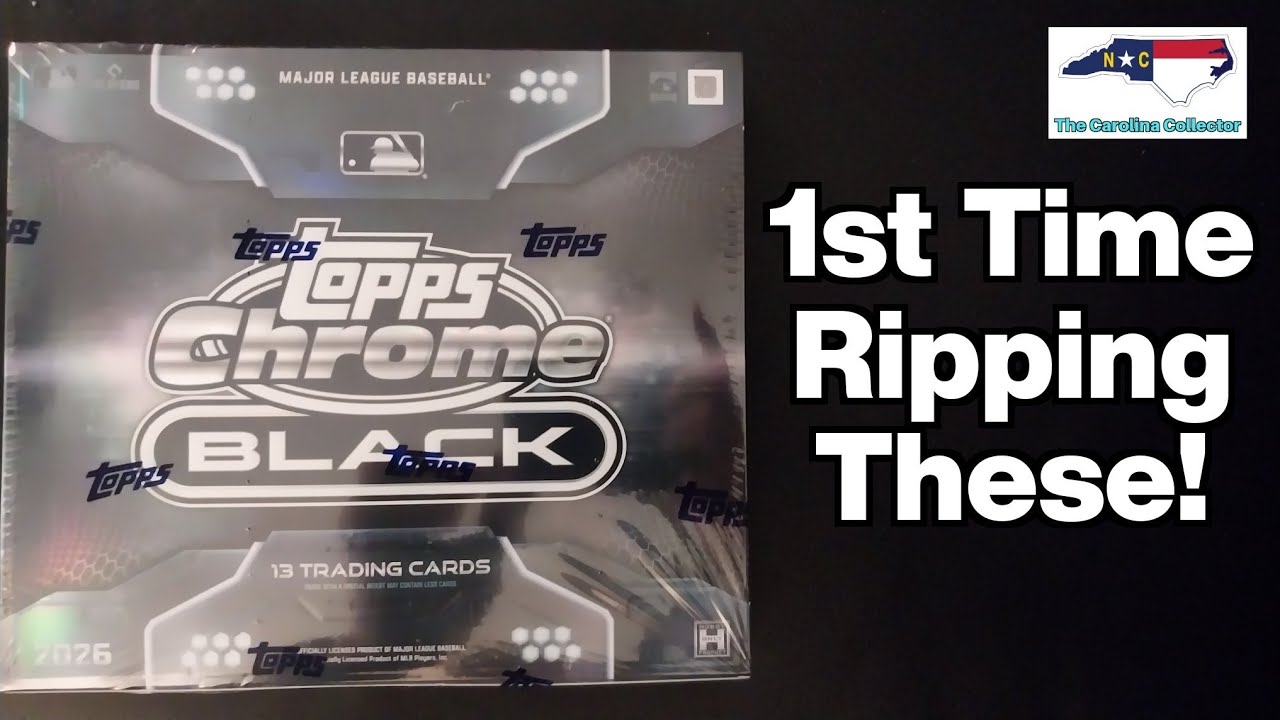 2026 Topps Chrome Black Baseball 2 Box Opening - YouTube