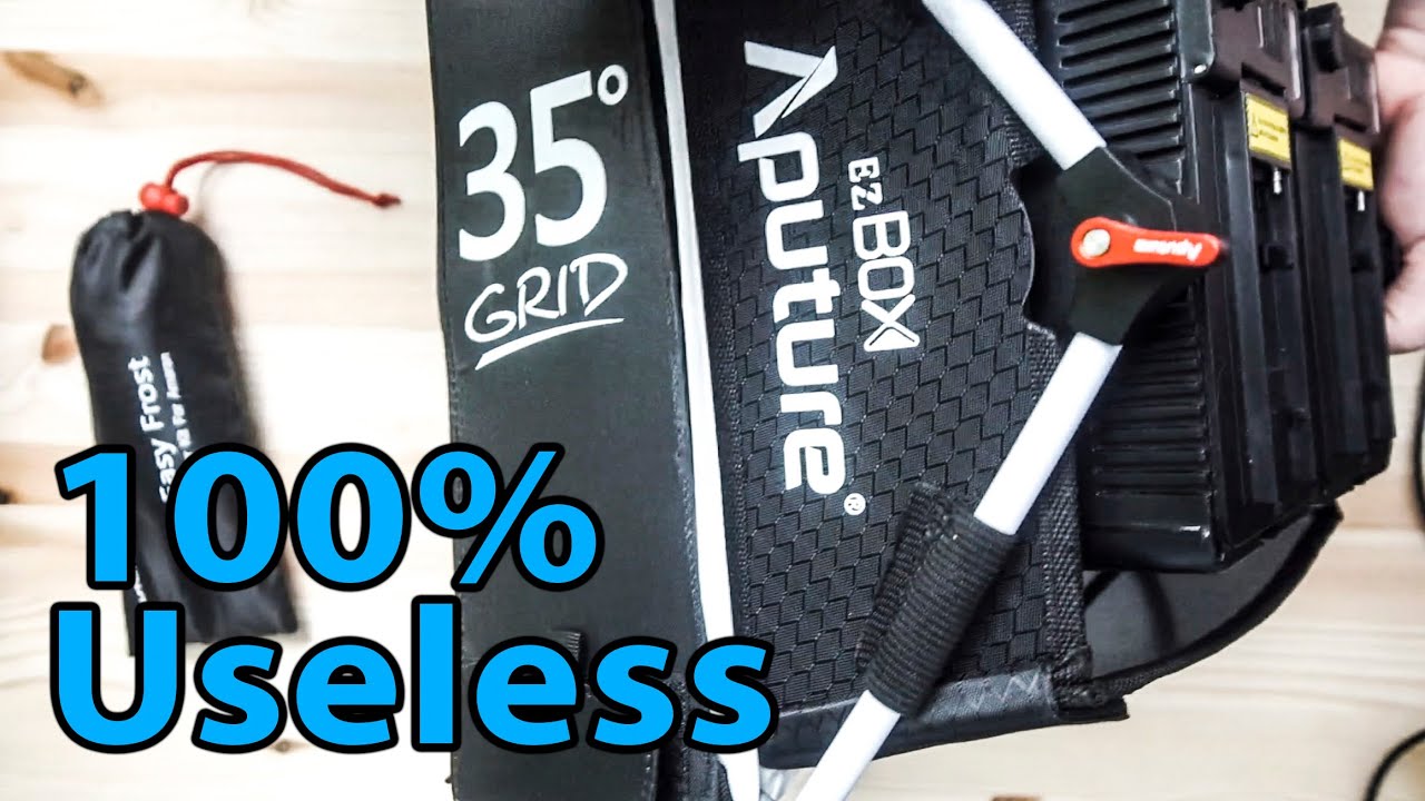 Aputure EZ-box softbox for HR-672 / HR-528 with 35° grid review
