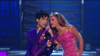 Beyoncé \& Prince - Purple Rain + Crazy In Love Live @ Grammys 2004 HD