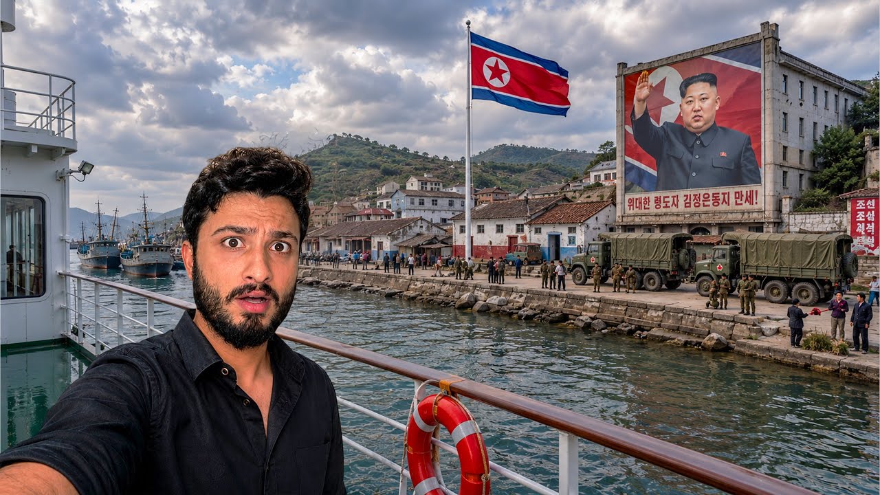 Life in North Korean Border Village 🇰🇵 (North korea - China Border)