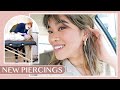Come with me to get my ears pierced! New piercings & current breakfast I've been loving | Daily Vlog