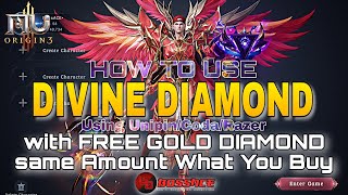 How To Use Divine Diamond MU ORIGIN 3 Asia TopUp Using Unipin screenshot 1