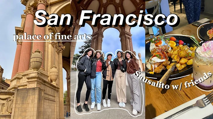 SF VLOGS | pier 39, fisherman's wharf, palace of fine arts, sausalito, stanford w/ friends