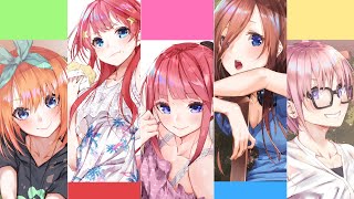 Video thumbnail of "Gotoubun no Hanayome Season 2 Ending Full | Hatsukoi - Nakanoke no Itsutsugo"