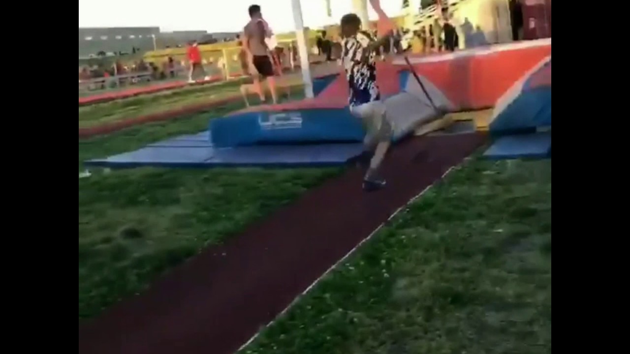 5-15-17 NBRHS at Cherokee HS Luke makes 10 feet for the first time in competition