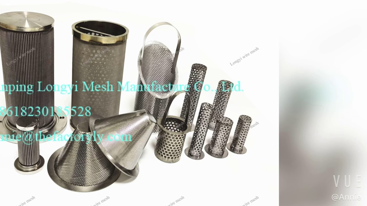 Stainless steel wire mesh pleated filter cartridges YouTube