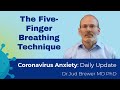 5 finger breathing: Reboot your brain, calm down and be in the moment (Daily Update 19)