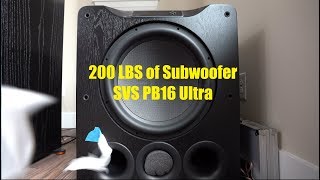 Svs Pb16 Ultra The 200Lb Home Theater Subwoofer