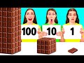 100 Capas de Alimentos Desafío | Batalla Comestible por 4Fun Challenge