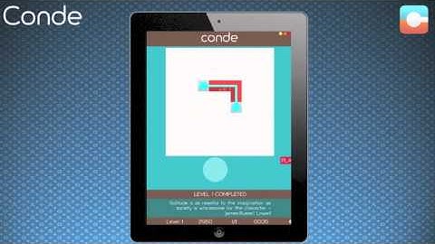 Conde - creative puzzle game for iOS and Android devices