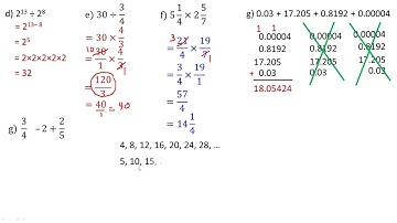 Number Sense Topics for the EQAO Math Proficiency Test