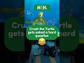 Crush The Turtle Gets Asked A Tough Question Turtletalk Turtletalkwithcrush Epcot Disneyworld