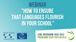 Webinar: "How to ensure that languages flourish in your school"