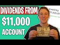 Dividend Income From $11,000 Account | Paid 9 Times | Robinhood Portfolio | How Much Did I Make