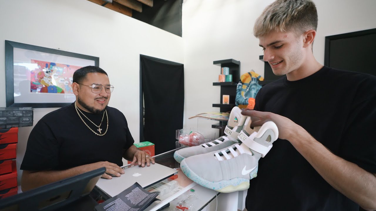 I Tried To Sell Fake Nike Air Mags At Sneaker Stores - Youtube