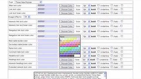 Myspace Help Video - layout Maker