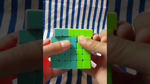 6 by 6 edge parity algorithm #shorts