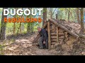 Rebuilding the dugout, Bushcraft Dugout build, New gable roof in the shelter