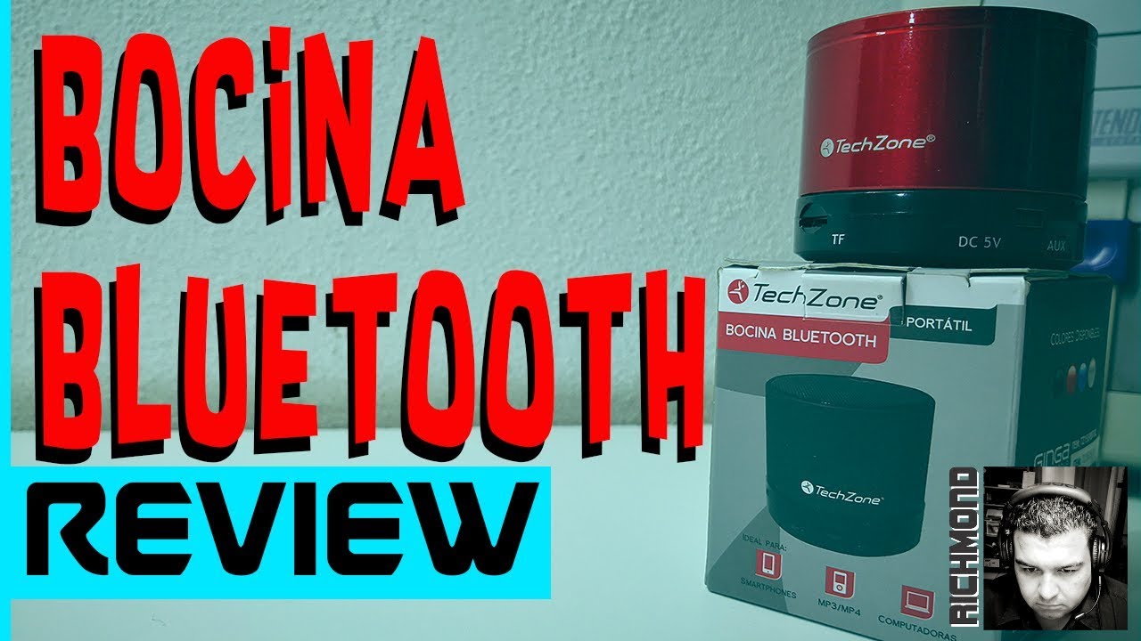 Bocina Bluetooth TechZone TZ15SPBT-BL | Review con El Richmond