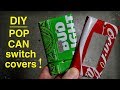 How To Make ●  Light Switch Covers From Beer Cans