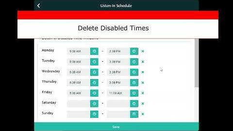 How to Edit Listen In Schedule | AngelSense App Tutorial
