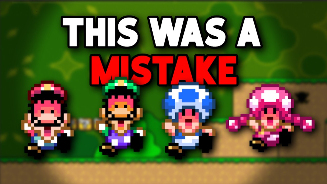 Super Mario World, but with 4 Players