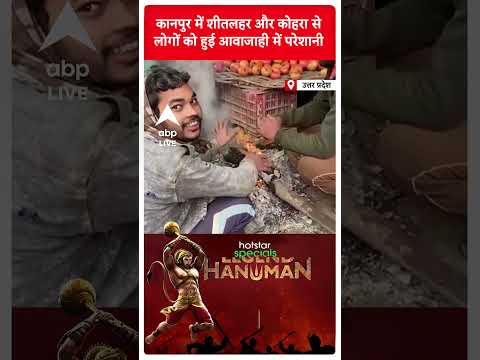 UP News: Kanpur में शीतलहर और कोहरे से लोगों को हुई आवाजाही में परेशानी | ABP Live | Shorts