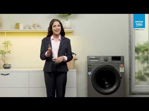 Voltas Beko Fully Automatic Front Load Washing Machine | Powerful & Hygiene washing!