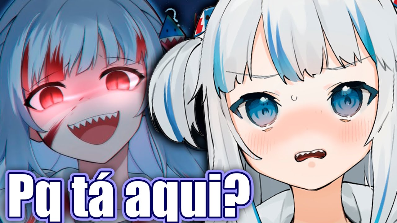 Evil Gura aparece e desafia a Gura  no seu aniversário...