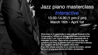 Masterclass interactive Tuesday March 31st