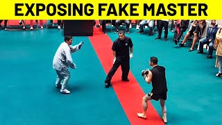 When Fake Kung Fu Master Challenging Pro Fighter! You Won't Believe What Happen Next