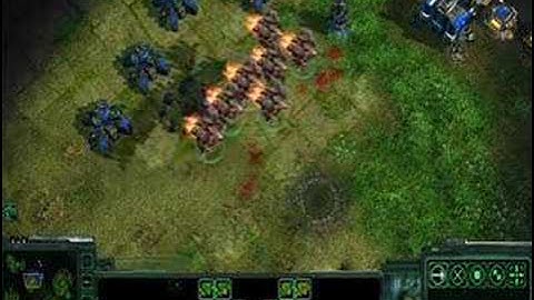 Starcraft 2 Terran Gameplay Demo Part 1